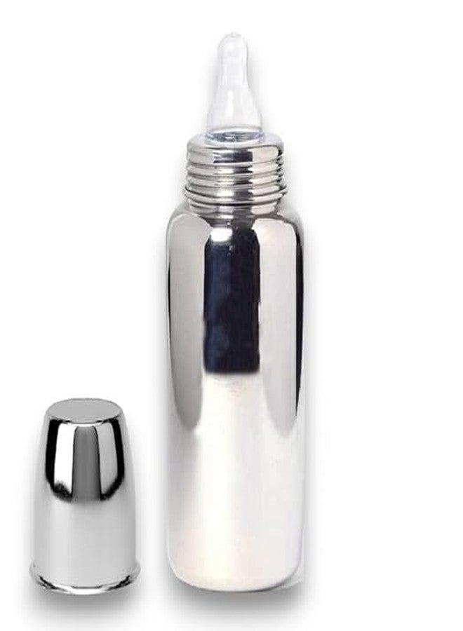 DIGIVEENAL Pack of 1 Feeding Bottle Joint Less 304 Grade No Joints BPA Free No Plastics New Born Baby/Toddlers/Infants for Drinks/Juice/Milk/Water (240 ml) - Image 1