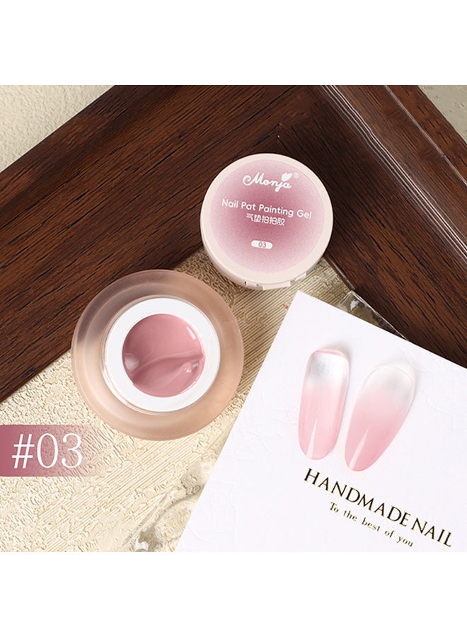 مونچا جل طلاء أظافر نايل بات، مجموعة طلاء أظافر جيل أومبري تحتوي على 20 إسفنجة وقلم مسك، جل الطلاء بتقنية UV LED، مجموعة فنون أظافر متدرجة وملونة تدوم طويلاً ومناسبة للمبتدئين، للاستخدام المنزلي والصالونات #03 - Image 2