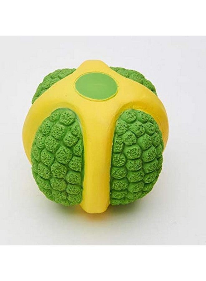 لعبة الكلب على شكل كرة البطيخ الصوتية المصنوعة من مادة اللاتكس للكلاب والجراء والقطط والحيوانات الأليفة (كبيرة) - Image 1