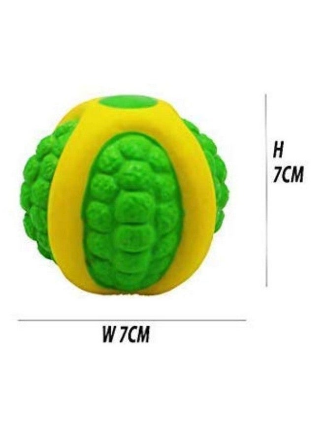 لعبة الكلب على شكل كرة البطيخ الصوتية المصنوعة من مادة اللاتكس للكلاب والجراء والقطط والحيوانات الأليفة (كبيرة) - Image 4