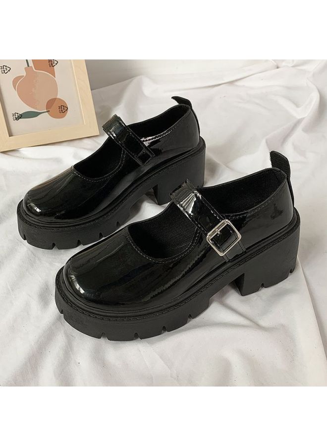 College Style Jk Shoes Women's Basic Edition Flat Style Leather Shoes Women's Summer All-match Student's Lo Shoes Summer