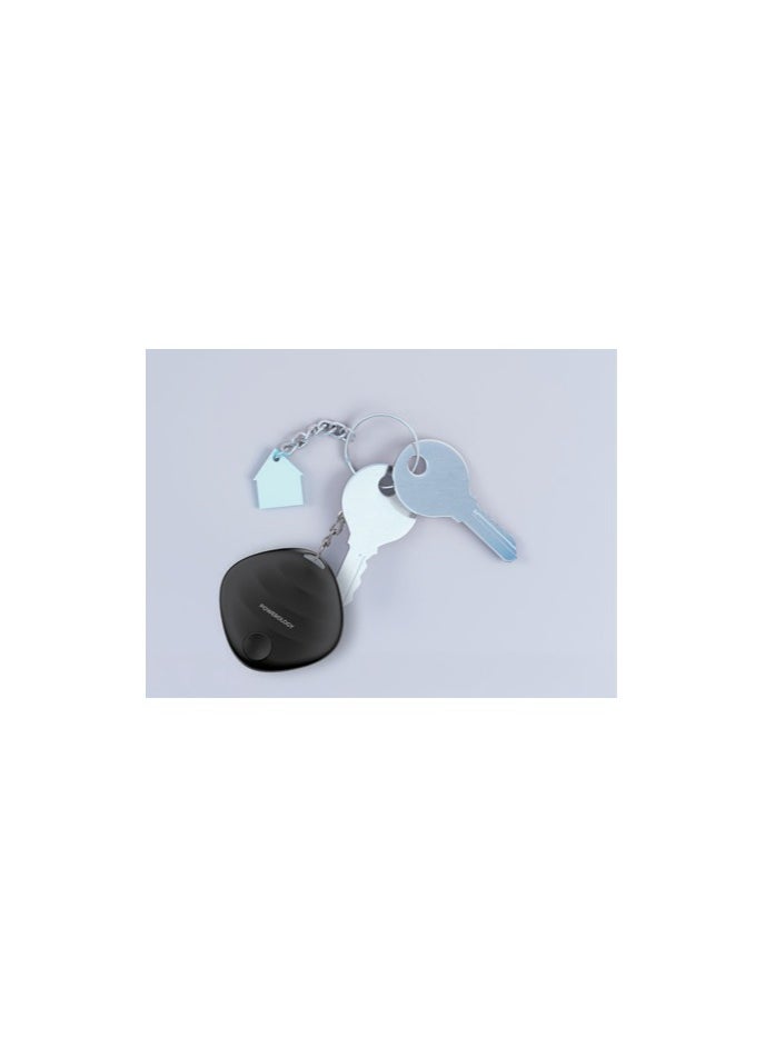 Powerology Smart Tag Security SmartTrack Link / Key Finder / Bluetooth Tracker for Earbuds and Luggage / Phone Finder / Water Resistant / Real-Time Updates - Black  - Image 4