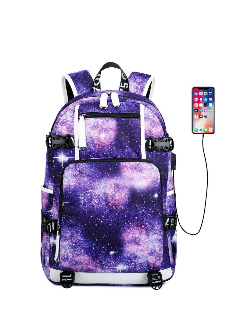 Aolida 1-Piece Men's Korean Version Backpack Minimalist Middle School Student Backpack Heat Transfer Printed Casual Men's Backpack - Image 1