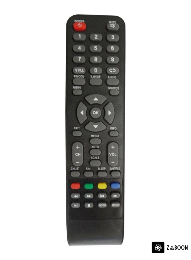 Zaboon Remote Control For Arion Screen Black
