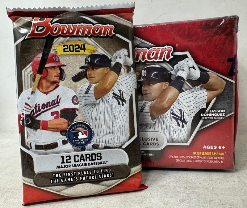 Bowman 2024 Bowman Baseball Blaster Box Value Pack - 12 Cards Per Pack! - Image 3