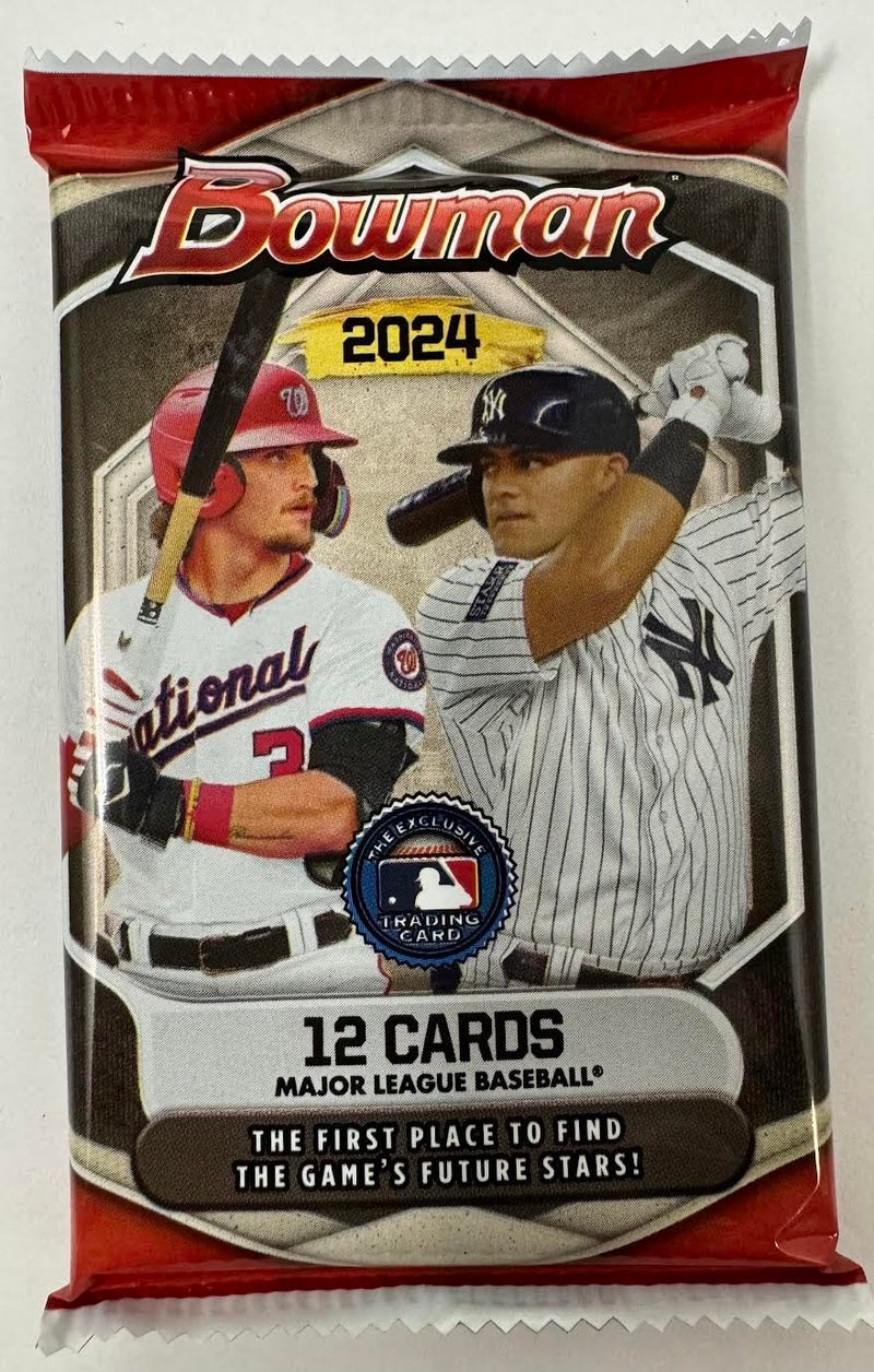 Bowman 2024 Bowman Baseball Blaster Box Value Pack - 12 Cards Per Pack! - Image 1
