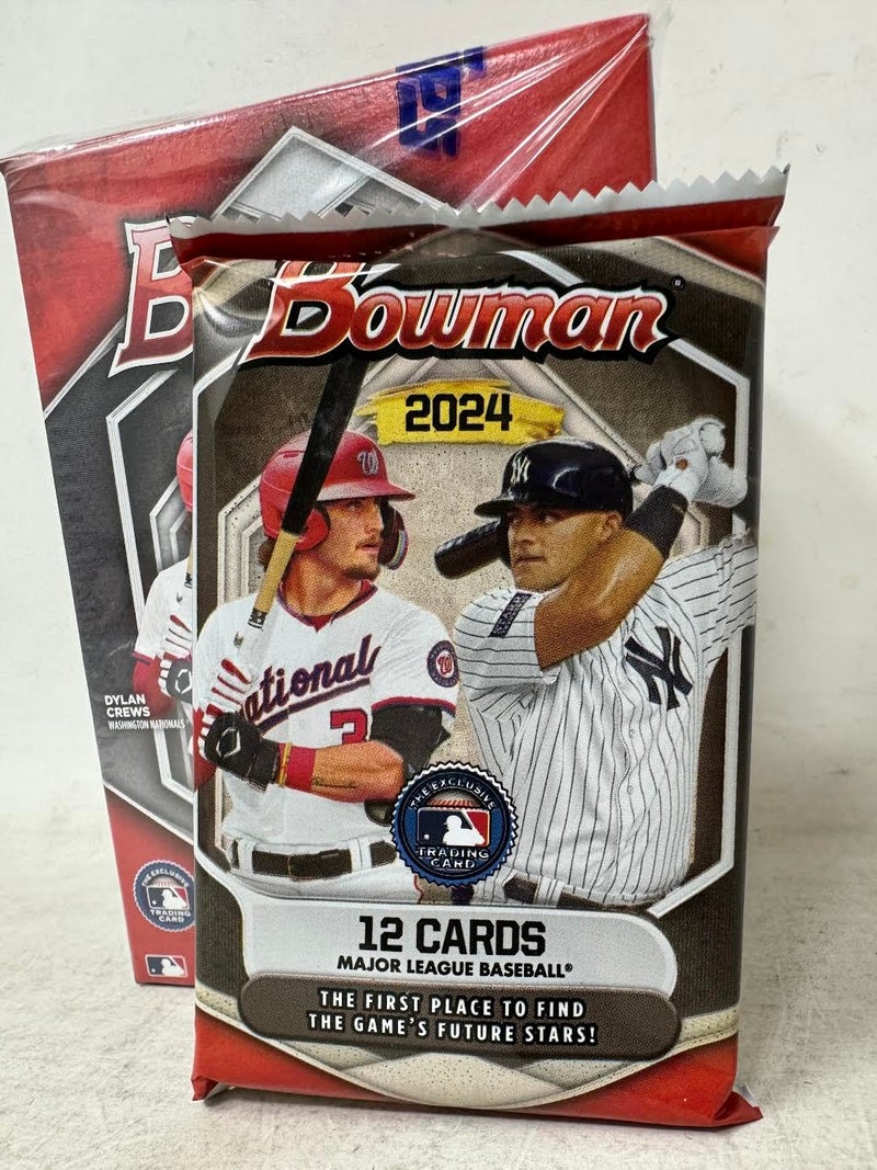 Bowman 2024 Bowman Baseball Blaster Box Value Pack - 12 Cards Per Pack! - Image 2