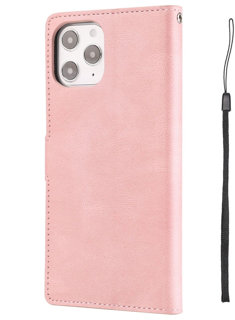 Suteni Flip Cover Leather Protective Hidden Card Slots Phone Case for iPhone - Image 2