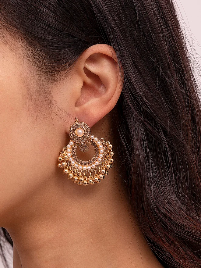 Take Two Take Two Embellished Tassel Earrings