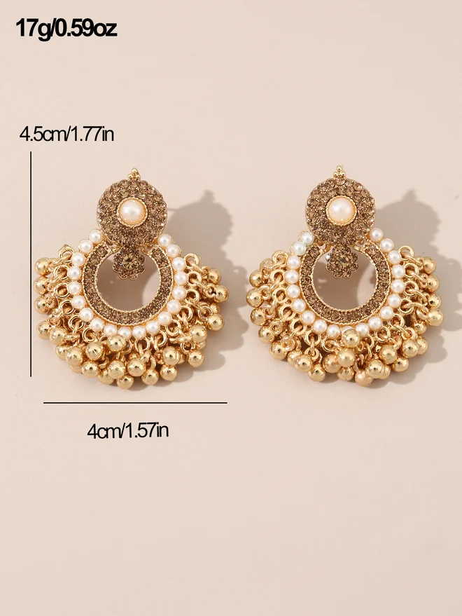 Take Two Take Two Embellished Tassel Earrings