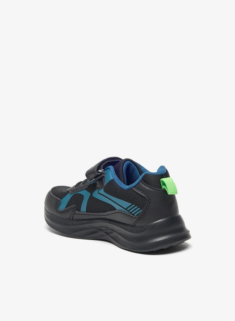 Oaklan by Shoexpress Panelled Sports Shoes with Hook and Loop Closure