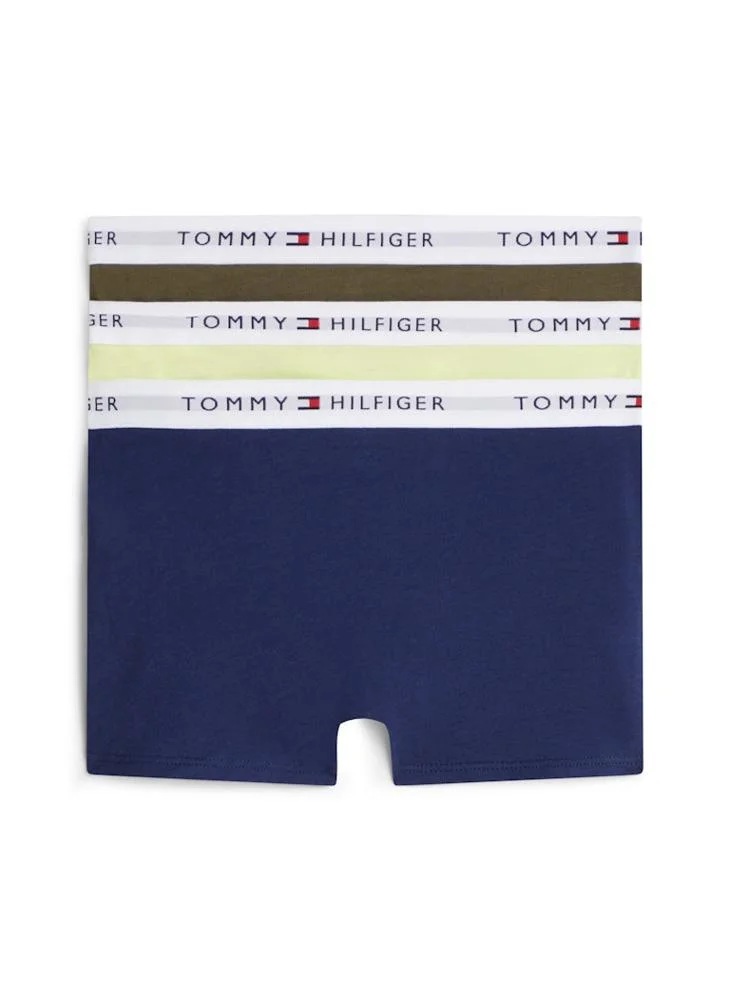 تومي هيلفيغر Kids 3 Pack Signature Trunks