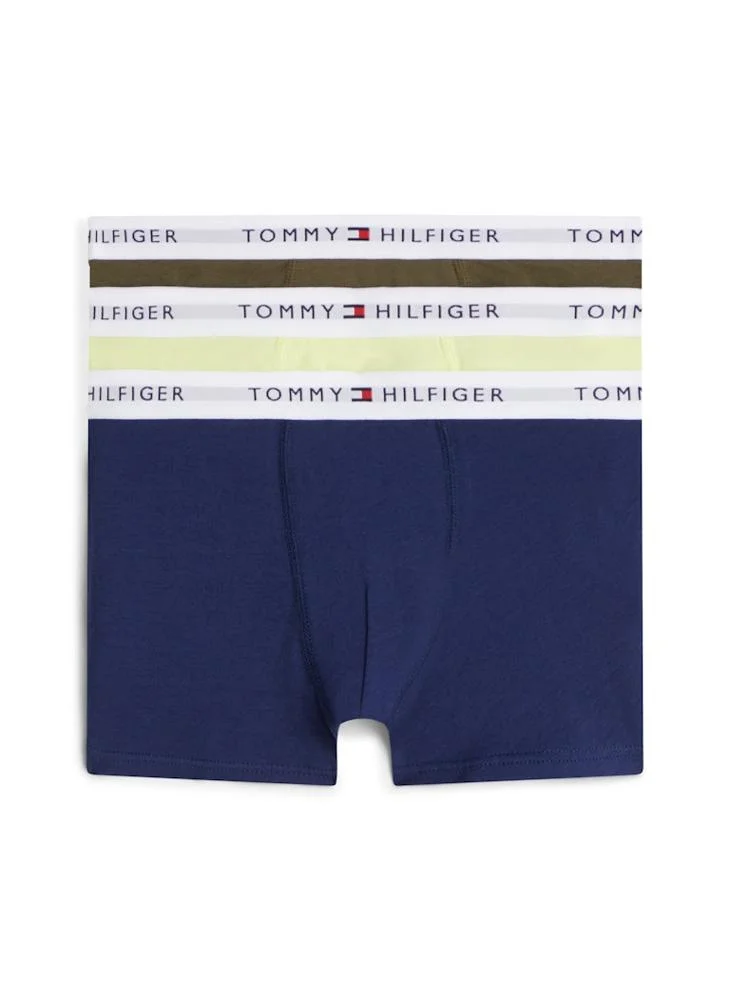 تومي هيلفيغر Kids 3 Pack Signature Trunks
