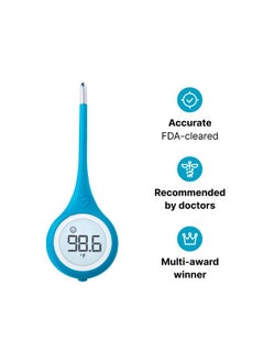 Kinsa Kinsa Smart,Fever, Digital Medical Baby, Kid and Adult Termometro - Accurate, Fast, FDA Cleared Thermometer for Oral, Armpit or Rectal Temperature Reading - QuickCare  - Image 2