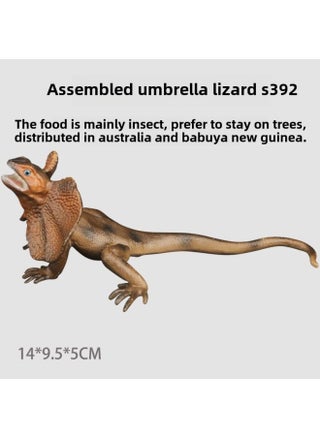 Simulation Wildlife Model Solid Fox Eagle Kangaroo Sloth Ostrich Wolf Leopard Squirrel Toy Ornaments-Color:S392 Component Umbrella Lizard - pzsku/Z4B3571443917B802725AZ/45/1746232218/f20121d2-07ba-4cee-aad8-e0ff02b4ba3c