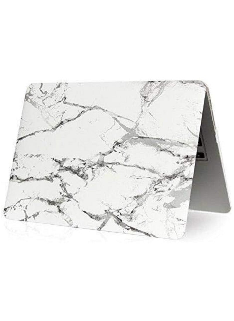 Mufaens - Hard Shell Case Cover Compatible with Older Version MacBook Air (13 & 13.3-inch, 2010-2017 Release) Model: A1369/A1466, (MC503xx/A, MC504xx/A, MC965xx/A, MC966xx/A, MD231xx/A, MD232xx/A, MD760xx/A, MD761xx/A, MD760xx/B, MD761xx/B, MJVE2xx/A, MJVG2xx/A, MMGF2xx/A, MMGG2xx/A, MQD32xx/A, MQD42xx/A, MQD52xx/A) White Marble - Image 1