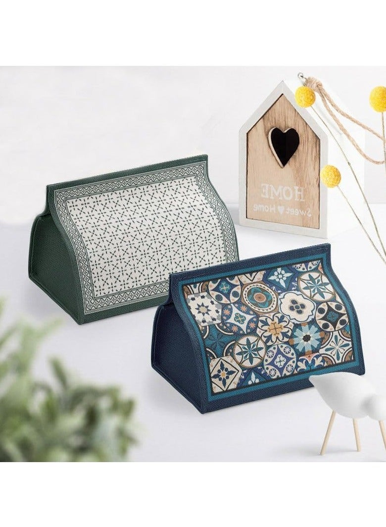 Loquat Leather Tissue Box Cover Holder – Home Decorations for Living Room, Bedroom and Office, Tissue Box Cover for Car - Image 5