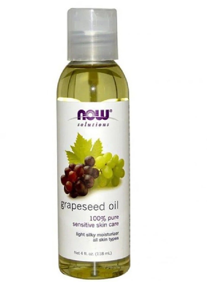 now Pure Grapeseed Body Oil 118 ml - Image 1