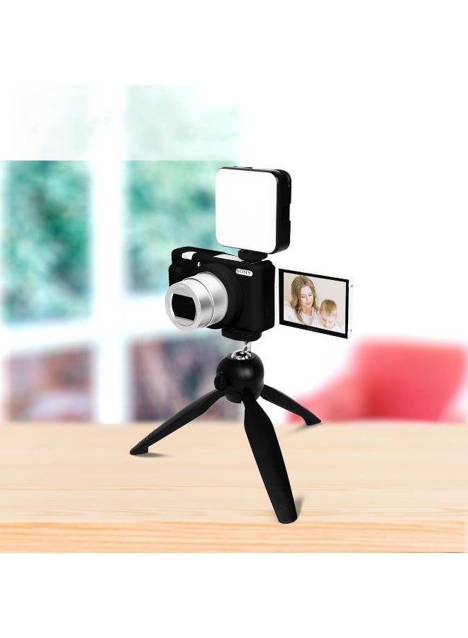 Anti-Scratch Camera Case for Sony ZV-1F ZV-1 II ZV-1M2 Vlog Camera Soft Silicone Case (Black) - Image 2