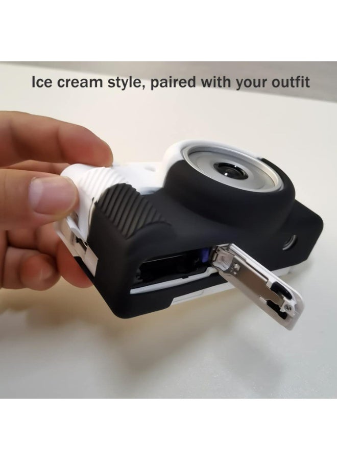 Anti-Scratch Camera Case for Sony ZV-1F ZV-1 II ZV-1M2 Vlog Camera Soft Silicone Case (Black) - Image 4