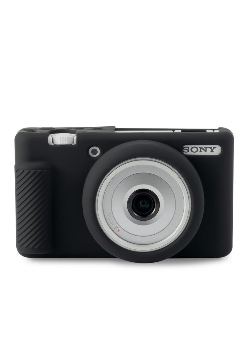 Generic Anti-Scratch Camera Case for Sony ZV-1F ZV-1 II ZV-1M2 Vlog Camera Soft Silicone Case (Black)  - Image 1