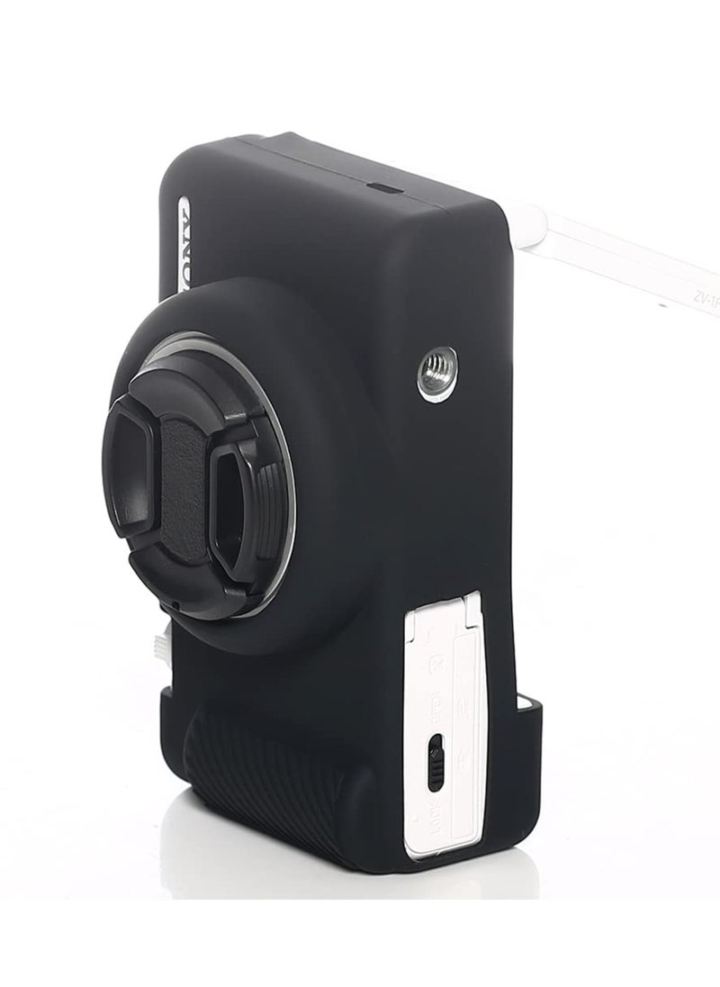 Generic Anti-Scratch Camera Case for Sony ZV-1F ZV-1 II ZV-1M2 Vlog Camera Soft Silicone Case (Black)  - Image 5