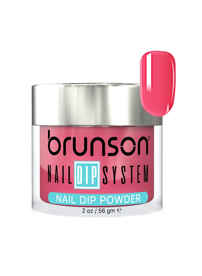 Nail Dip Powder Dip And Buff System Color 56gm, French Nail Art Starter Manicure Salon DIY At Home Odor Free And Long Lasting No Needed Nail Lamp Curing DBK054