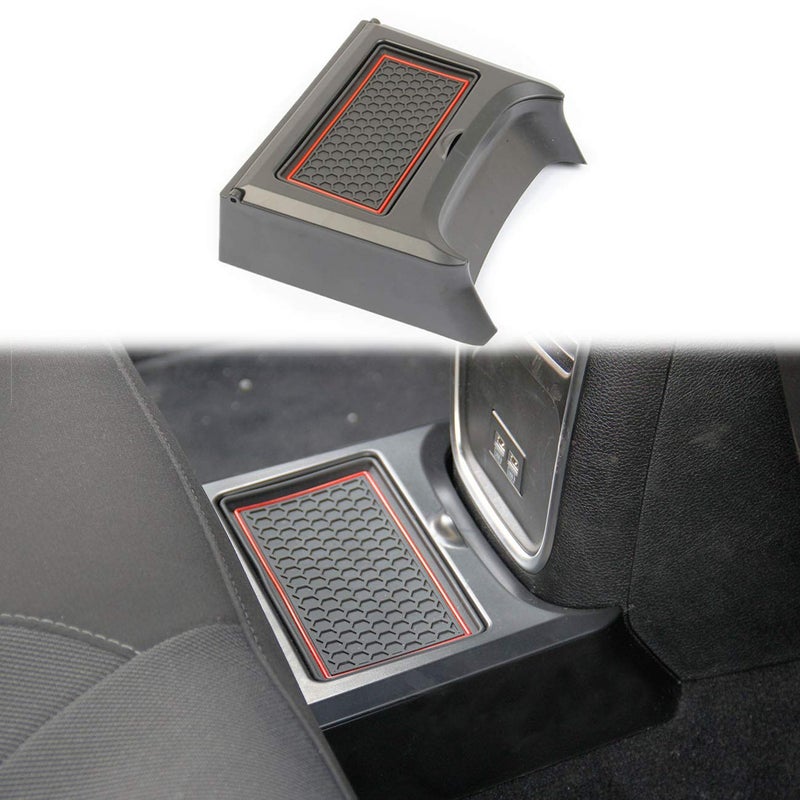 crosselec Rear Row Seat Center Console Corridor Aisle Mobile Phone Storage Box Upgrade Kit For Dodge Charger 20112021Chrysler 300 20152021