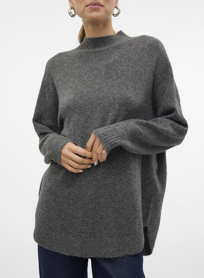 VERO MODA Vmplaza Ls Highnck Long Pullover Ga Noos - Image 3