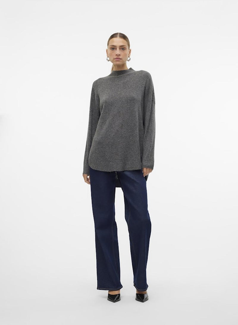 VERO MODA Vmplaza Ls Highnck Long Pullover Ga Noos - Image 1