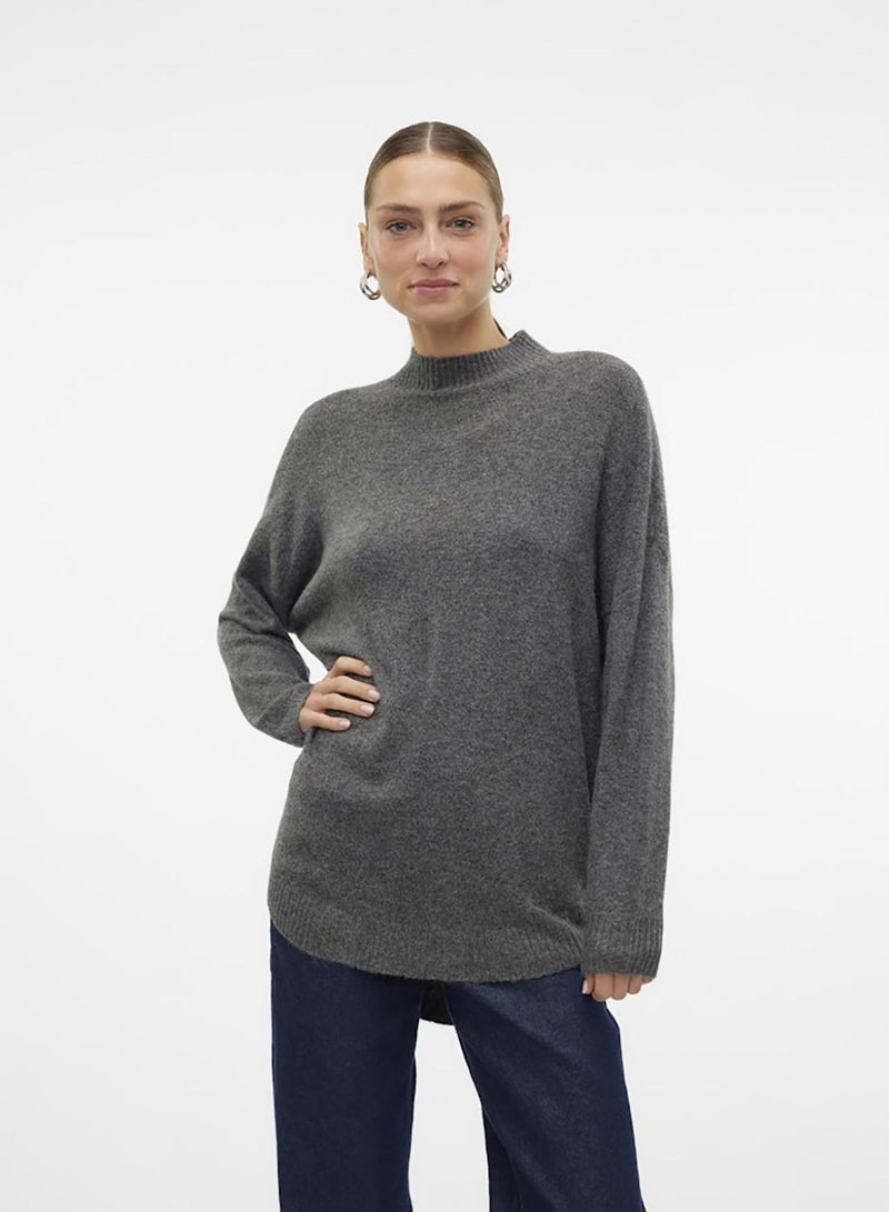 VERO MODA Vmplaza Ls Highnck Long Pullover Ga Noos - Image 5