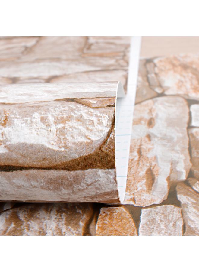 Bluejw Wholesale Waterproof Wallpaper Self-sticking Retro Self-adhesive Wallpaper Restaurant Three-dimensional Brick Background Chinese Wallpaper Wallpape - Image 5