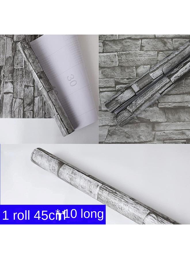 Bluejw Wholesale Waterproof Wallpaper Self-sticking Retro Self-adhesive Wallpaper Restaurant Three-dimensional Brick Background Chinese Wallpaper Wallpape - Image 4