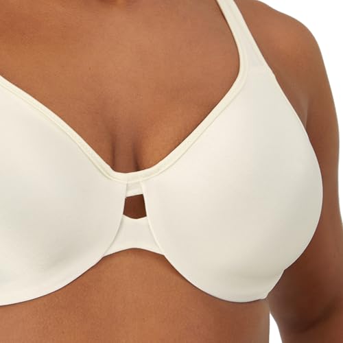 Lilyette by Bali Women's Plunge Into Comfort Keyhole Minimizer Bra, Pearl, 34D - Image 4