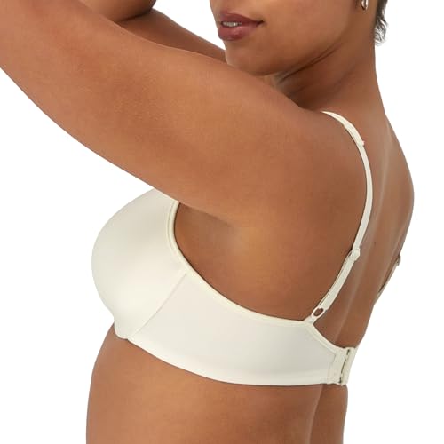 Lilyette by Bali Women's Plunge Into Comfort Keyhole Minimizer Bra, Pearl, 34D - Image 2