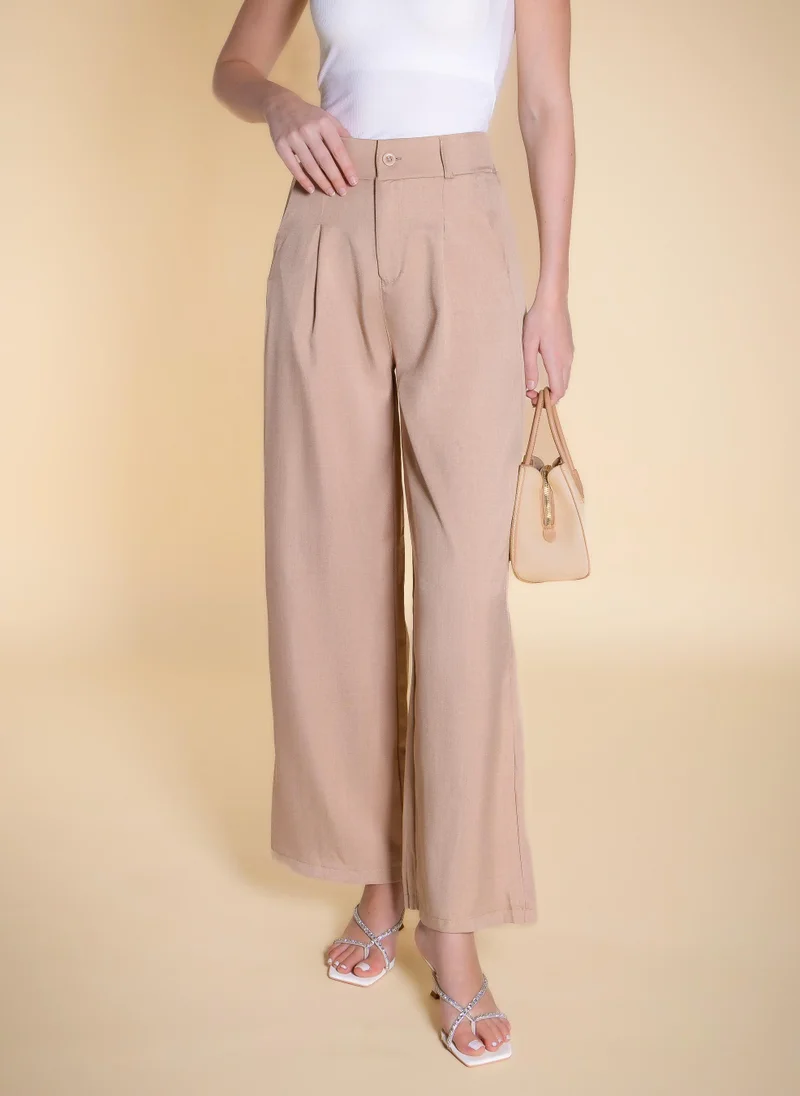 شايبس WIDE-LEG TROUSERS WITH WAISTBAND