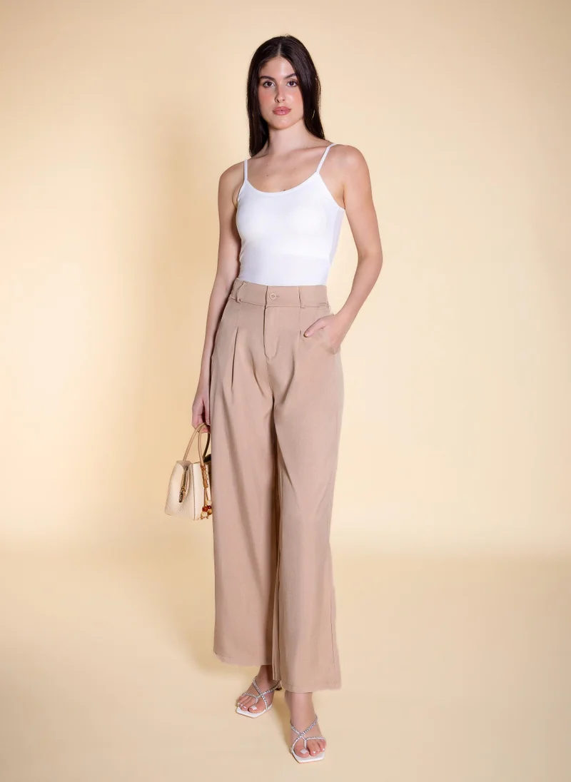 شايبس WIDE-LEG TROUSERS WITH WAISTBAND