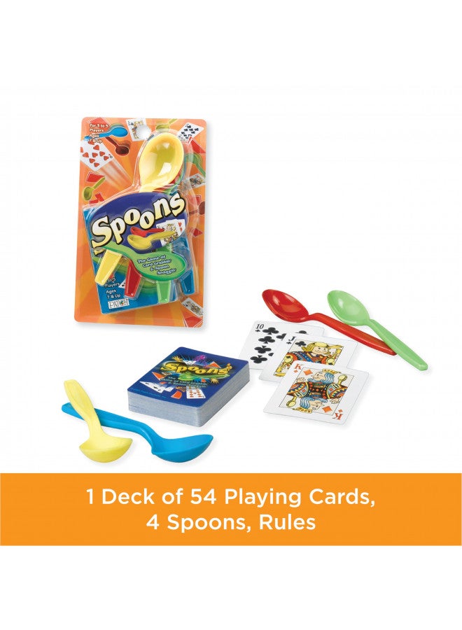 PlayMonster Spoons Card Games for Kids - Spoons Game, Deck of Cards, Fun Family Games for Kids and Adults, Playing Cards, Game Night, Travel Games, 3-5 Multi-Player Card Game, Games for Adults, Ages 7+ - Image 1