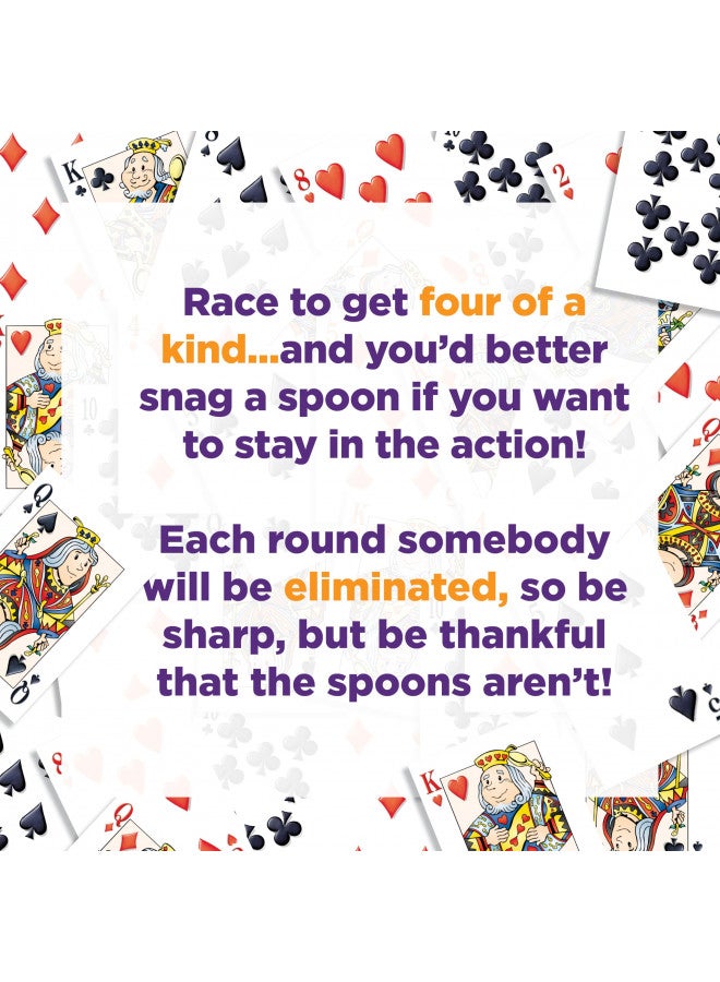 PlayMonster Spoons Card Games for Kids - Spoons Game, Deck of Cards, Fun Family Games for Kids and Adults, Playing Cards, Game Night, Travel Games, 3-5 Multi-Player Card Game, Games for Adults, Ages 7+ - Image 3