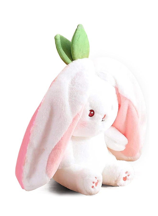 Ant Strawberry Bunny Plush Toys, Bunny Carrot Strawberry Pillow, Squishy RabbitSofa Pillow Decoration Doll, Soft Plush Toy for Boys Girls (18cm)  - Image 4