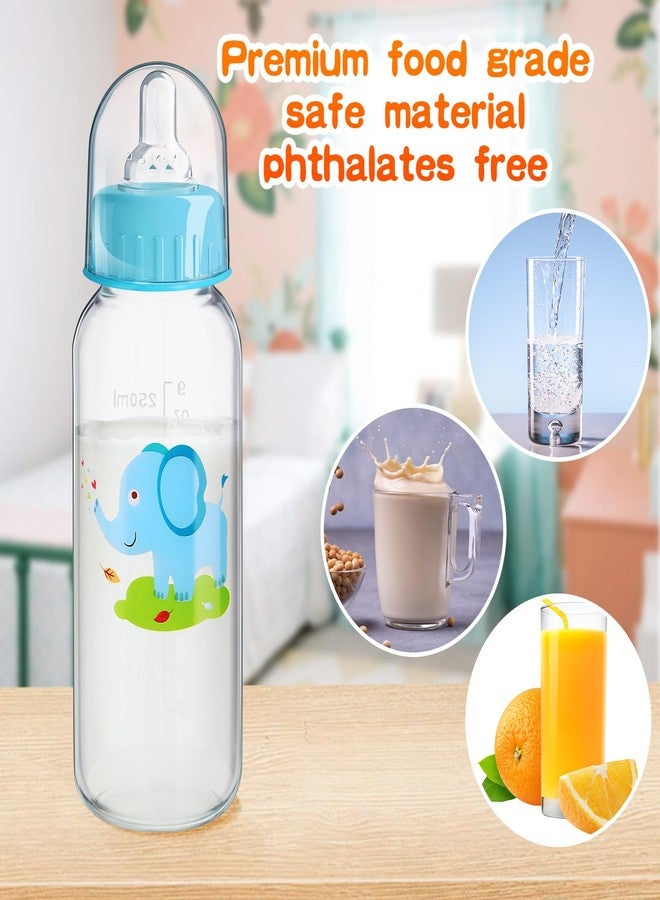 Norme 24 Pcs Plastic Baby Bottles Bulk for Baby Shower Game 9.5 oz for Party Favors Decorations Milk Bottles for Children Birthday Gifts, Elephant, Lion, Giraffe Pattern(Straight) - Image 3