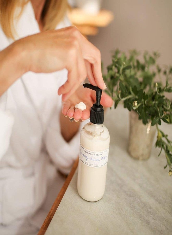 Farmaesthetics Nourishing Lavender Milk Face and Body Lotion (8oz) | Ethically Sourced Sustainable Beauty | Clean, All Natural, Small Batch Skincare - Image 4