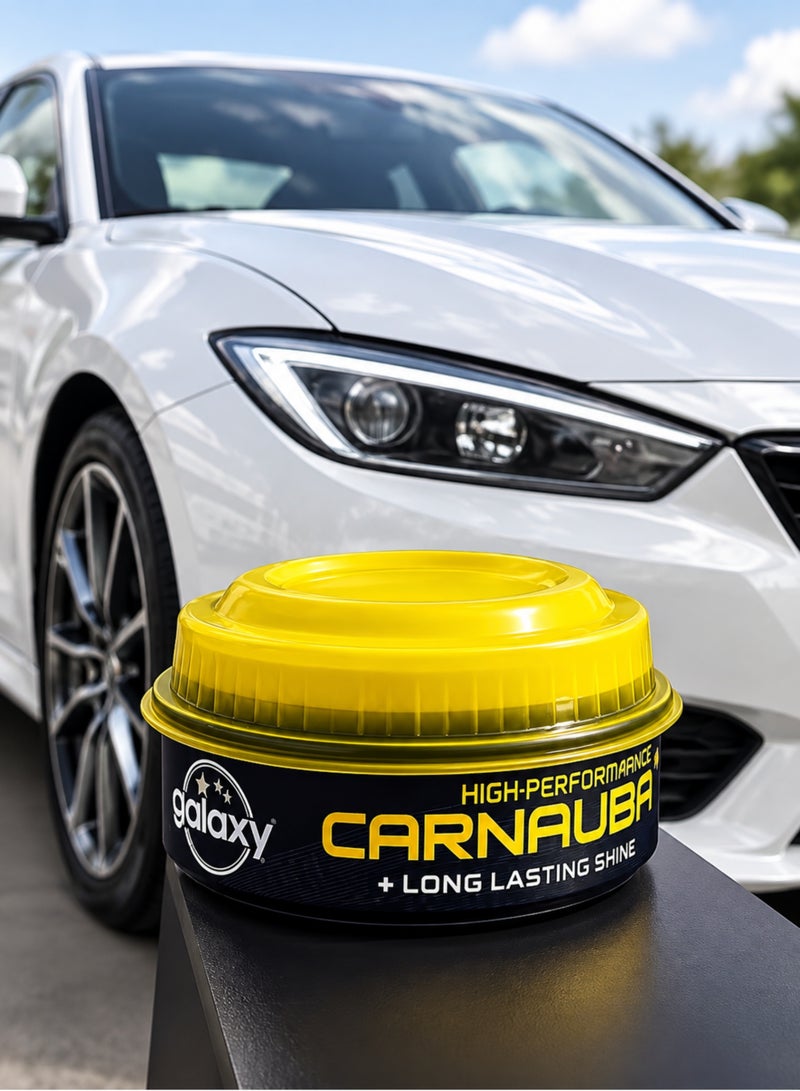 Galaxy High Performance Carnauba Wax, Premium Car Wax for High Gloss Shine, Paint Protection & Water Repellency, Long-Lasting Exterior Finish for All Car Colors - Image 5