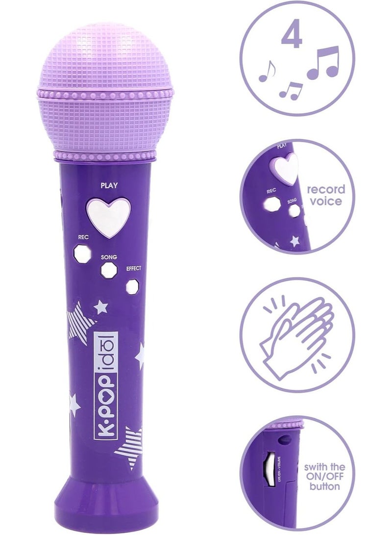 KPop Idol Micro Recorder Battery Operated, Designed For Young K-Pop Fans, Record Their Own Voice, Play K-Pop Inspired Sounds, Perfect For Singing, Role Play, 3Years+ - Image 5