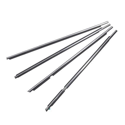 ciciglow Car Door Window Moulding Trim for GX470 20032009 Prado 120 Series 20032009 4pcs Car Window Seal Strip Car Door Window Weatherstrip ciciglow9gdtqzog17 - Image 1