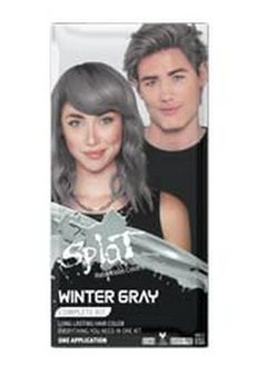 SPLAT ; Complete Hair Dye Kit ; Semipermanent ; Long Lasting ; Vegan And Crueltyfree (Winter Gray)  - Image 2