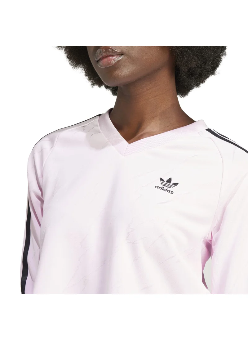 اديداس adidas FR LS JERSEY Pink Originals Women JERSEYS