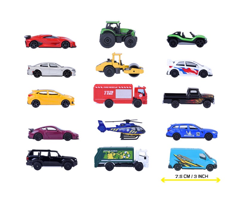 Majorette Street Cars Die-Cast Toy Car Set Pack of 5 – Assorted Mini Vehicles for Kids & Collectors - Image 3