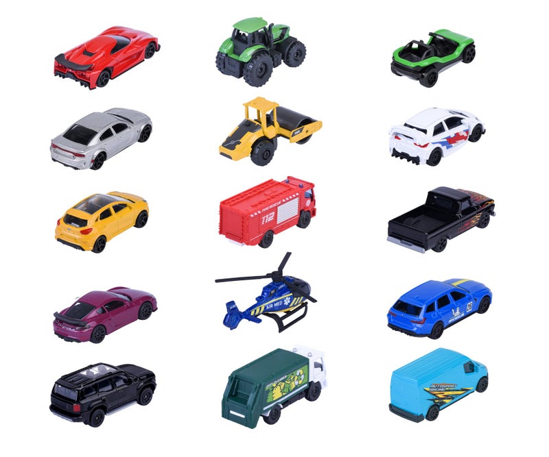 Majorette Street Cars Die-Cast Toy Car Set Pack of 5 – Assorted Mini Vehicles for Kids & Collectors - Image 2