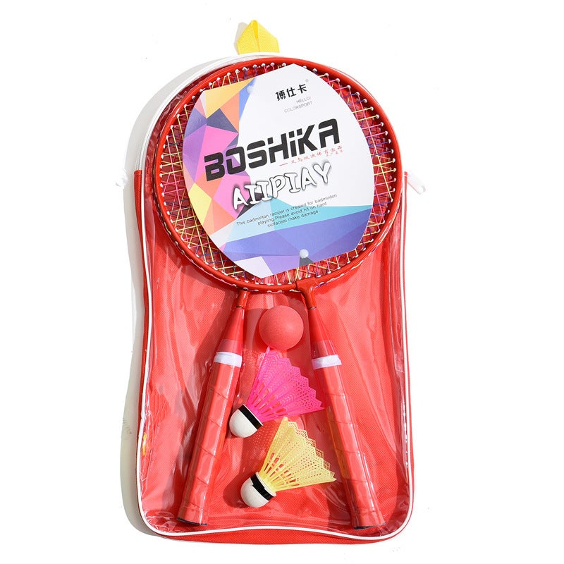 BoshiKa Children's Badminton Racket Set - Cartoon Outdoor Sports Toy for Kids